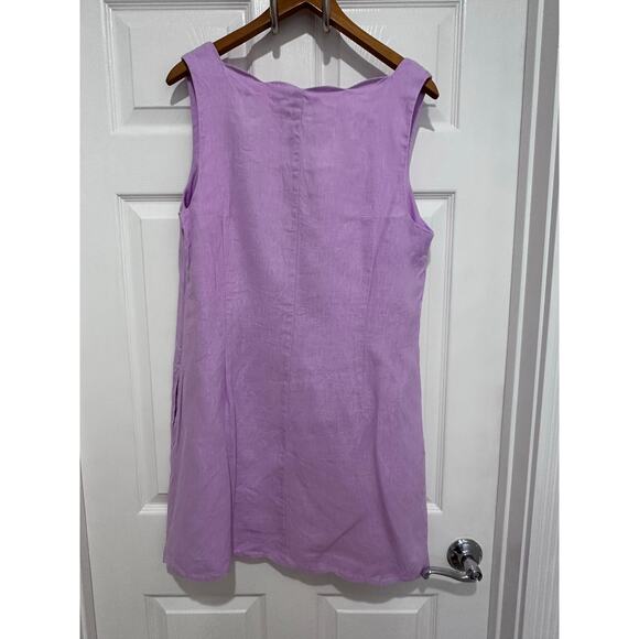Abercrombie & Fitch Lavender Sleeveless Midi Dress - Picture 2 of 3
